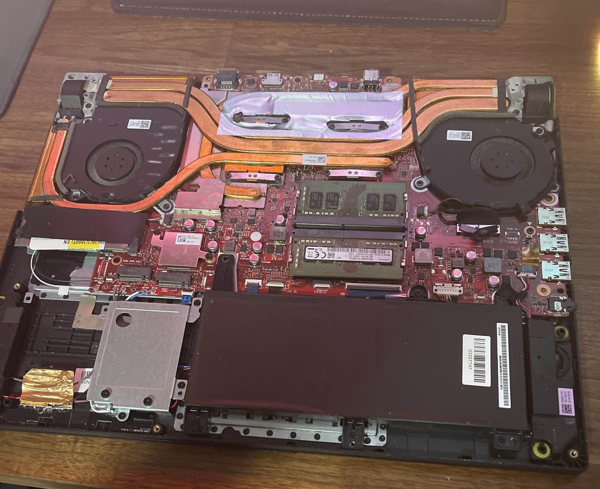 Laptop battery replacement