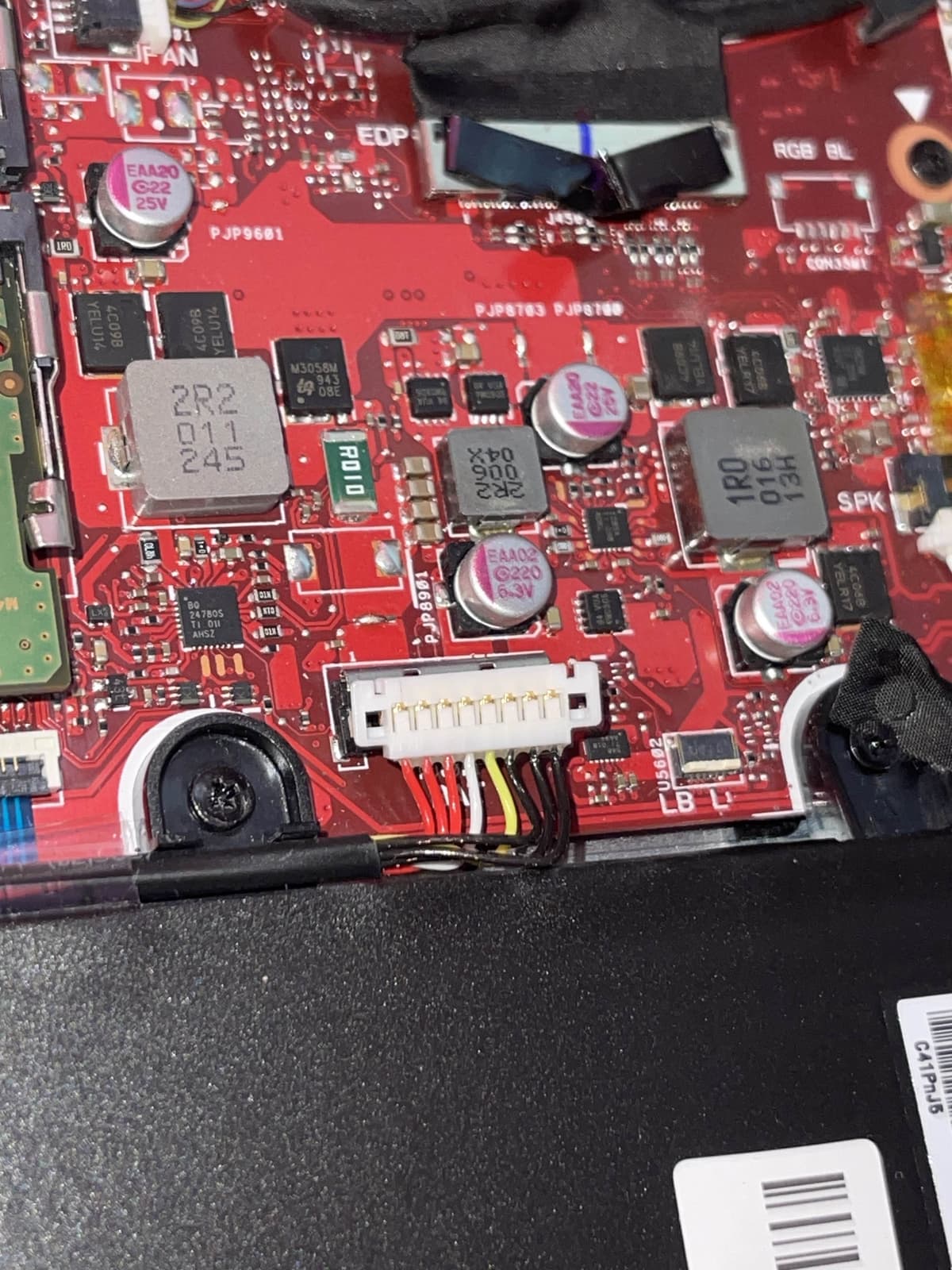 Laptop battery replacement